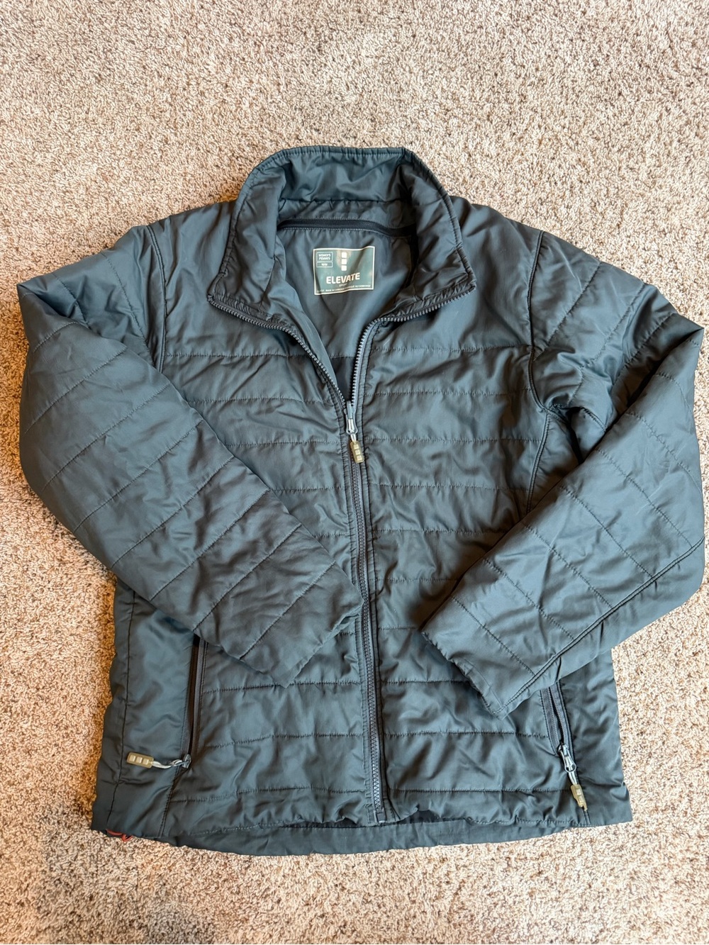 Elevate Packable Quilted Puffer Jacket, Size M